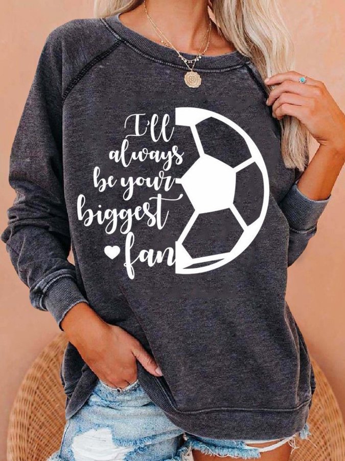 Football Season Printed Long-Sleeve Sweatshirt-colinskeirs