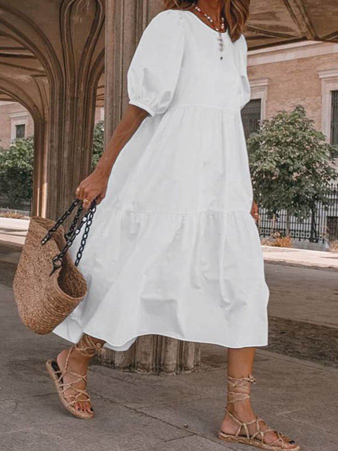 Short Sleeve Midi Dress-colinskeirs