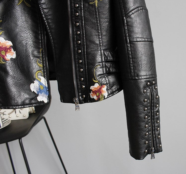 Floral Leather Jacket-colinskeirs