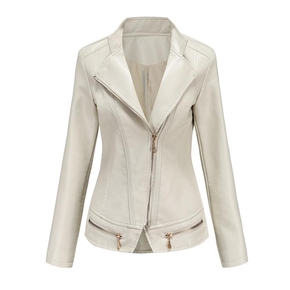 Women's Plush Leather Jacket-colinskeirs