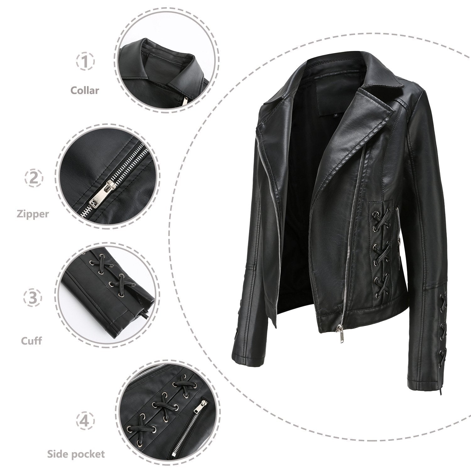 Women's Plush Leather Jacket-colinskeirs