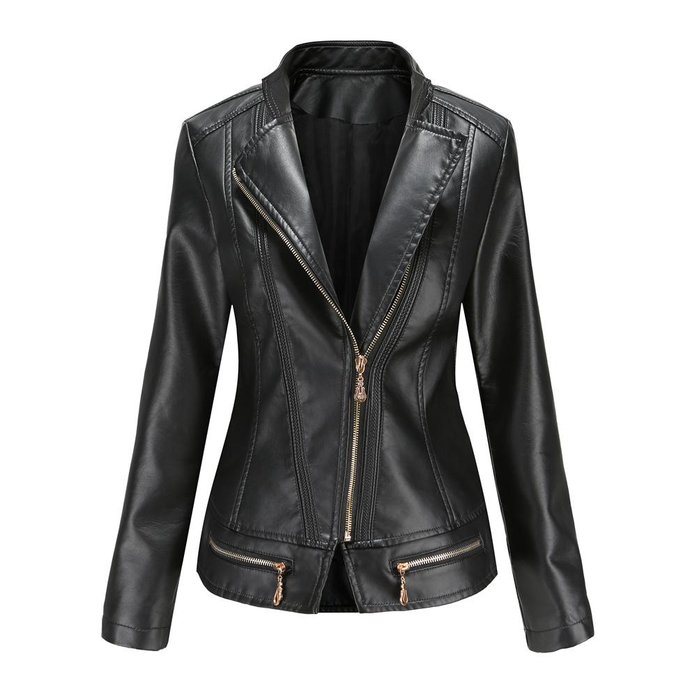 Women's Plush Leather Jacket-colinskeirs