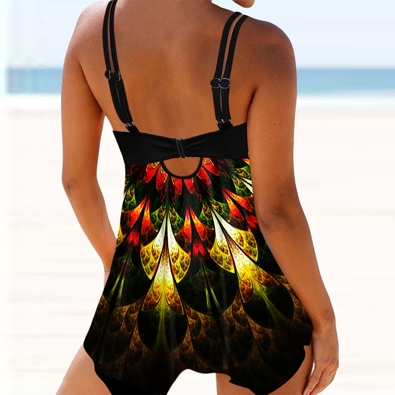 Women Sexy Bikinis Swimwear Woman Tankini plus size Bikini Set Digital Print two piece Swimsuit Printed Beach Summer Swimdress-colinskeirs