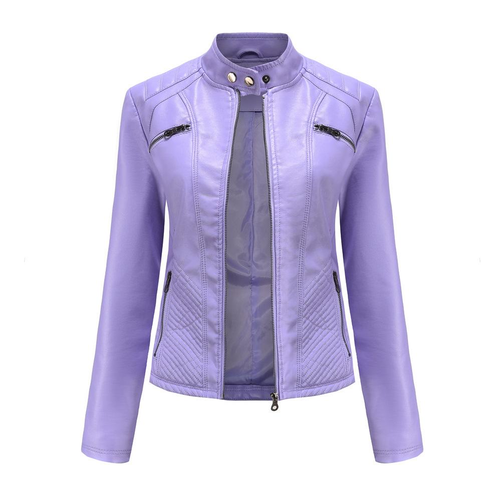 Lady Short Jacket Spring Jacket Motor Biker-colinskeirs