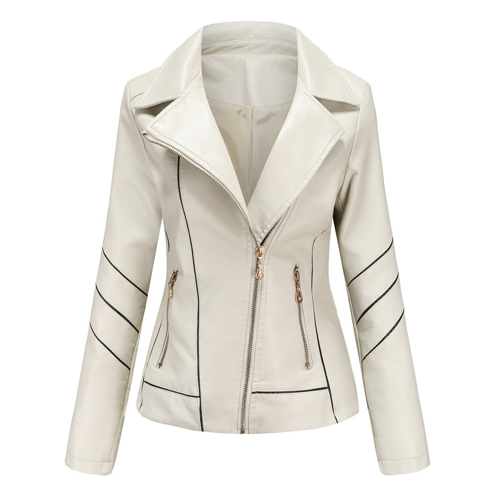 Motorcycle Thin PU Short Jacket-colinskeirs