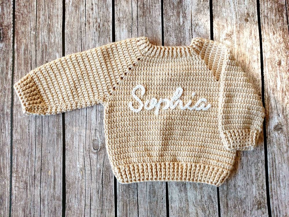 Custom Hand Embroidered Knit Sweater | BK04