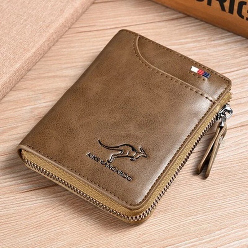 Men&#039;s EssentialsMulti-functional RFID Blocking Waterproof Durable PU Leather Wallet