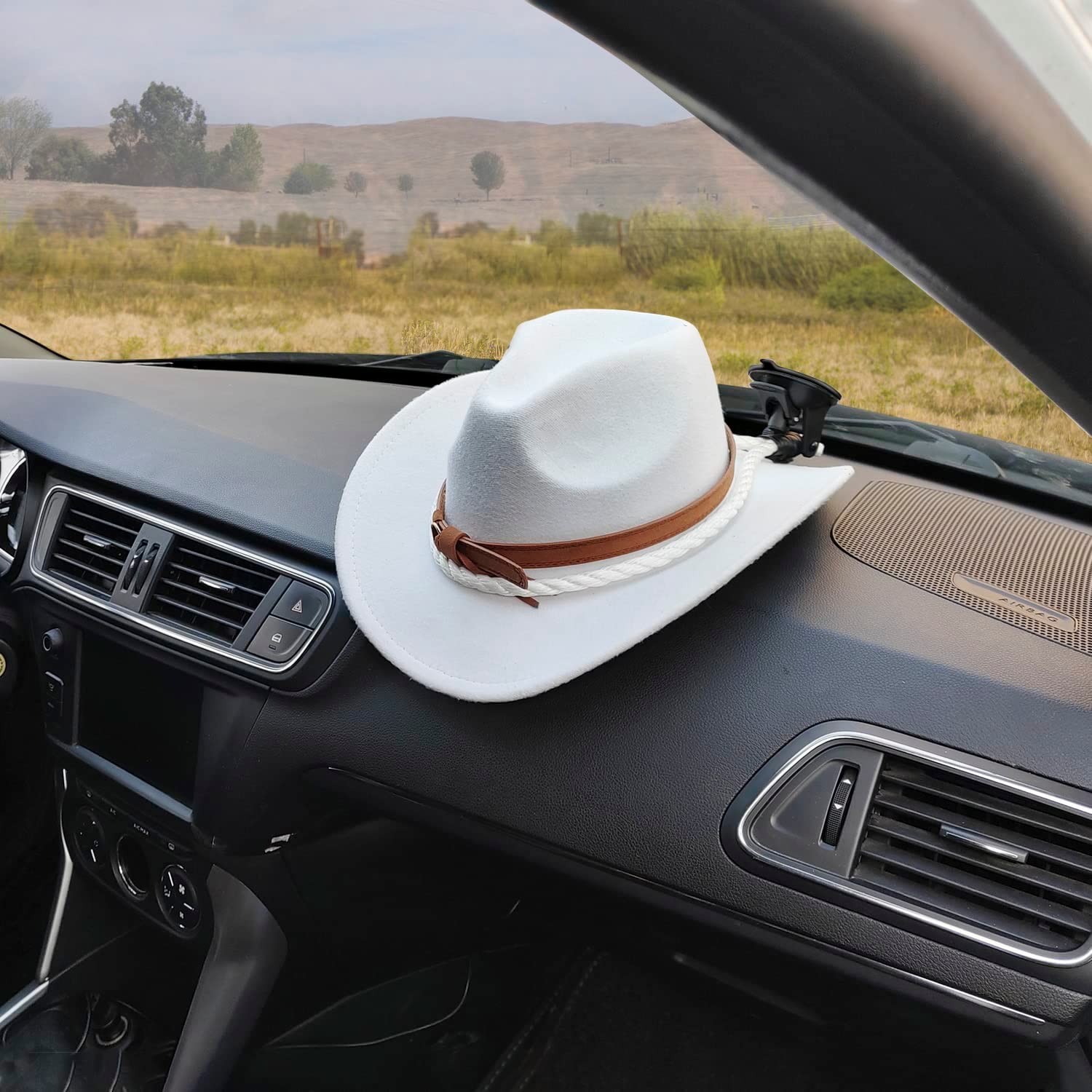 Hat mount. Cowboy hat rack for your vehicle