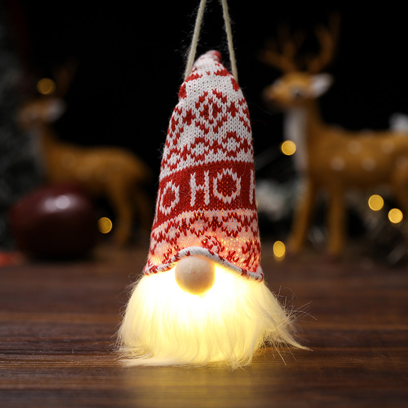 4 Pcs Christmas Glowing Gnome with Lights