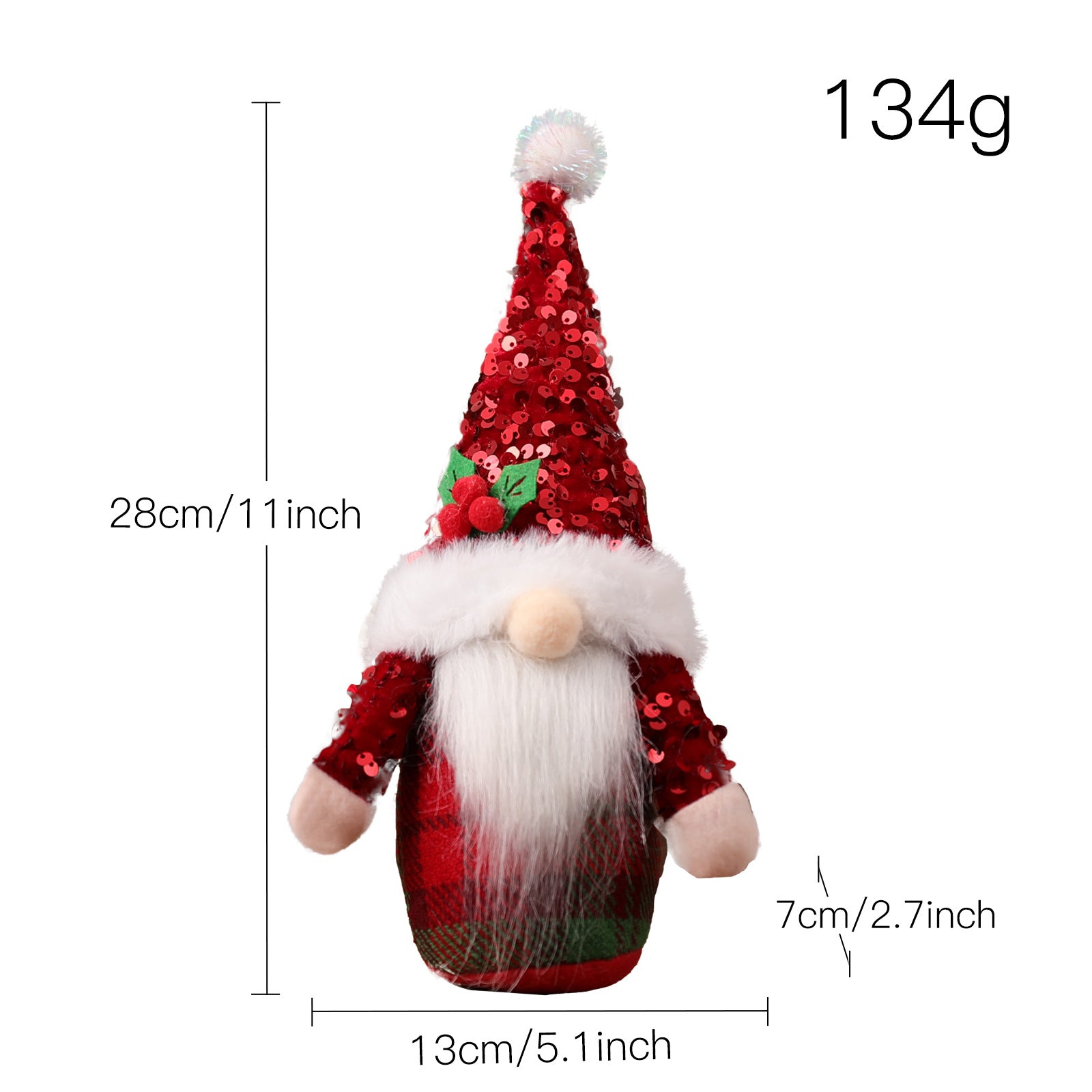 Christmas Sequin Gnome