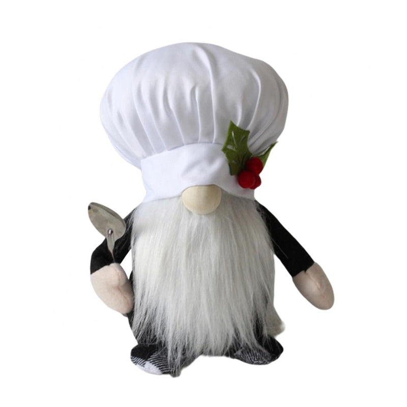 Christmas Chef Black Gnome