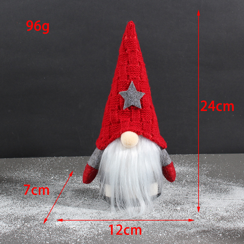 Five-pointed knitted hat Gnome