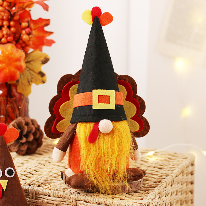 Thanksgiving Party Turkey Gnome