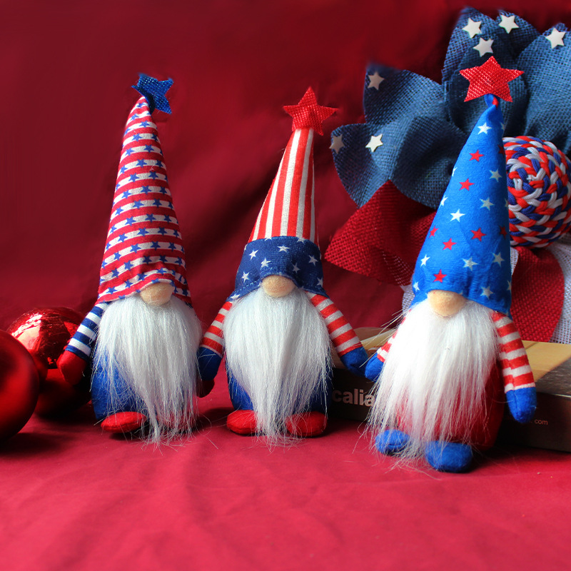 [Copy]4th of July Patriotic Gnome Doll