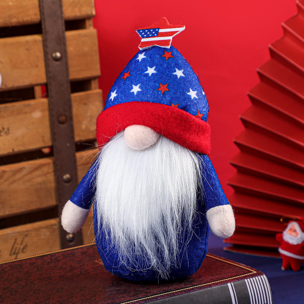 4th of July Patriotic Gnome Doll