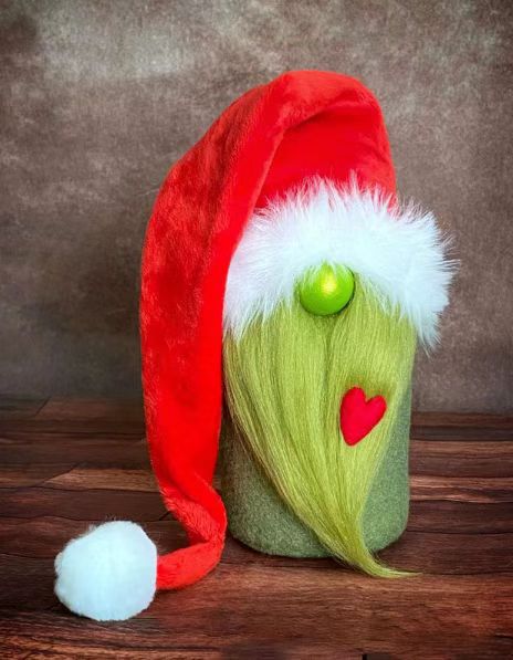Christmas Grinch Gnome