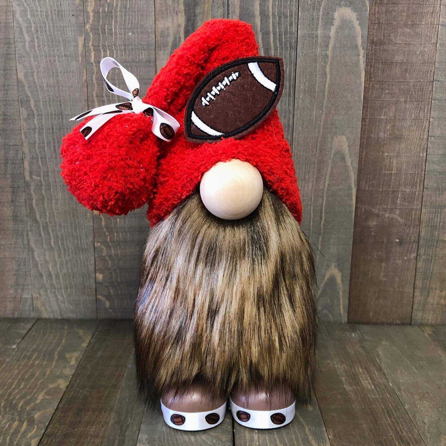 Football Gnome --Tiered Tray Gnome