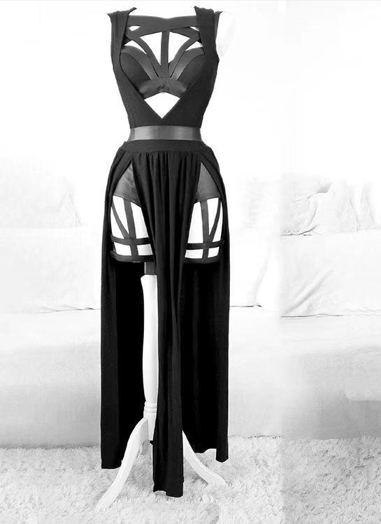 New Exclusive Gothic Black Dress