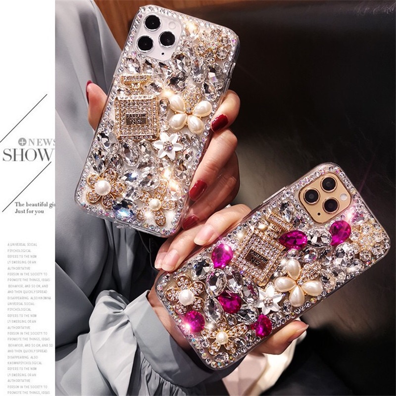 Diamond encrusted phone case