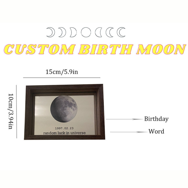 For Love Style CCXXXX ( Birth Moon Phase Photo Frame)