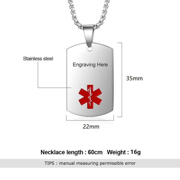 For Medical Alert Style ⅬⅢ