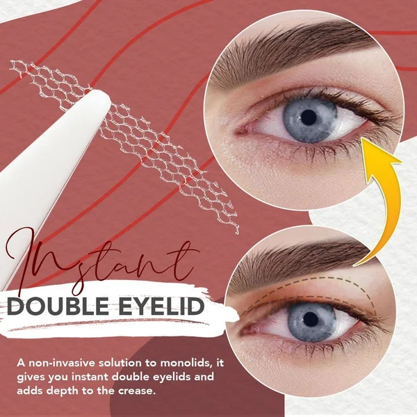 Last Day 70%OFF-GLUE-FREE INVISIBLE DOUBLE EYELID STICKER
