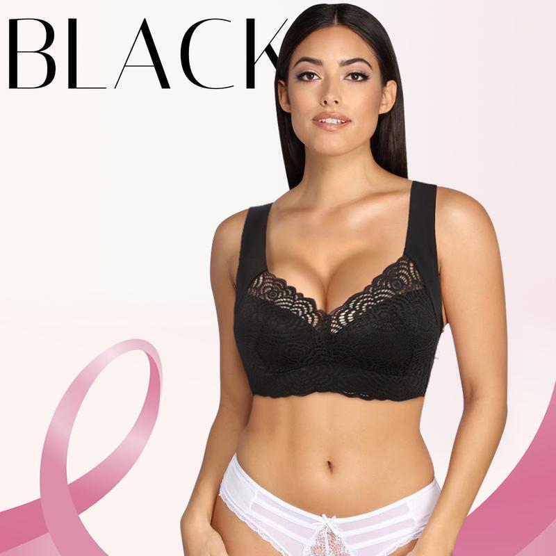 EXTRA LIFT -  Ultimate Lift Stretch Full-Figure Seamless Lace Cut-Out Bra
