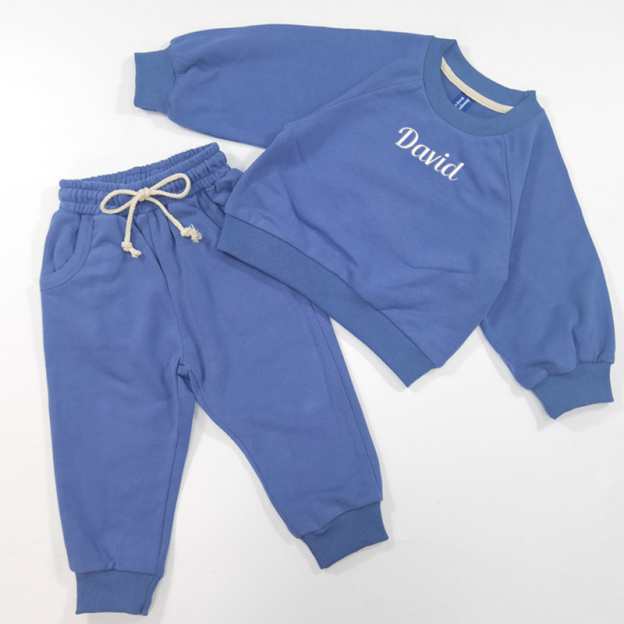 Personalized Embroidery Kids Jogger Set | inSet01