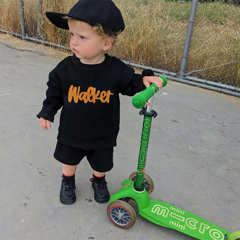 Personalized Hand-Embroidered Kid Cozy Soft Crewneck Sweatshirt | inSweatshirt03