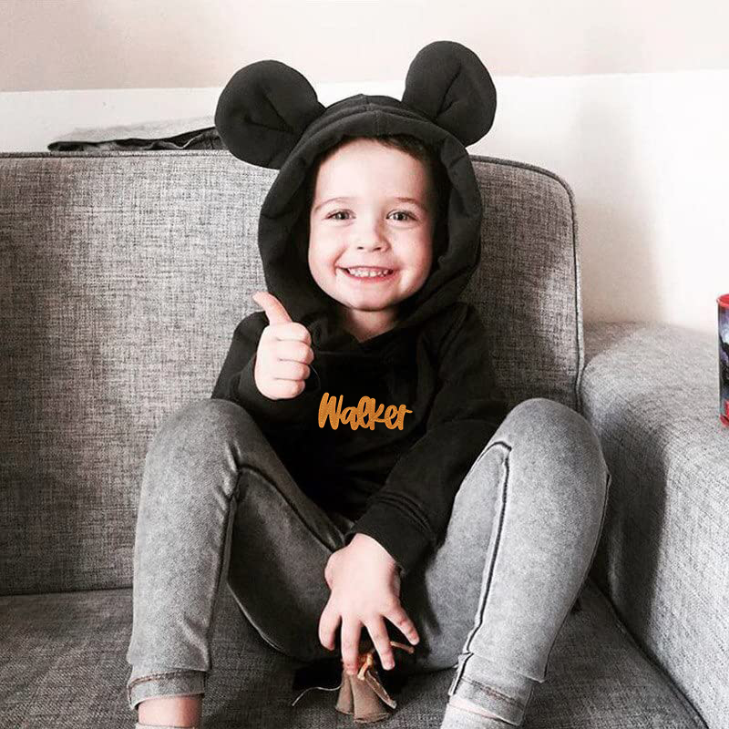 Personalized Hand-Embroidered Kid Cozy Soft Crewneck Sweatshirt | inSweatshirt06