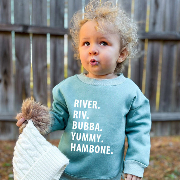 Personalized Kid Cozy Soft Crewneck Sweatshirt | inSweatshirt02