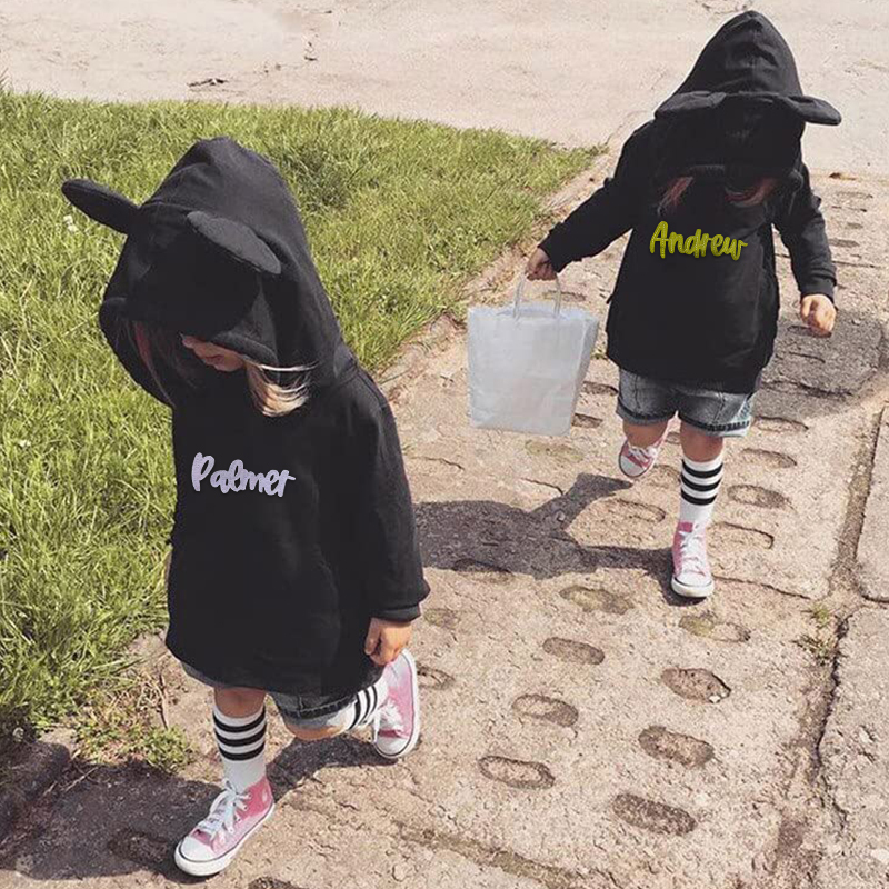 Personalized Hand-Embroidered Kid Cozy Soft Crewneck Sweatshirt | inSweatshirt06