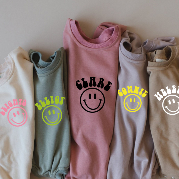 Personalized Kids Cozy Soft Sweatshirt Romper | inRomper04