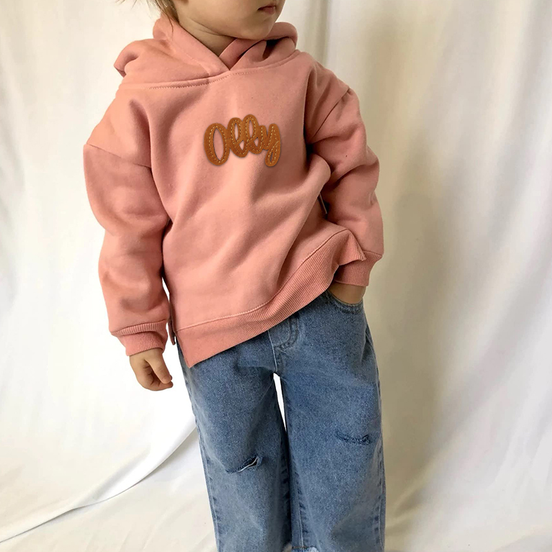 Personalized Hand-Embroidered Kid Cozy Soft Crewneck Sweatshirt | inSweatshirt06