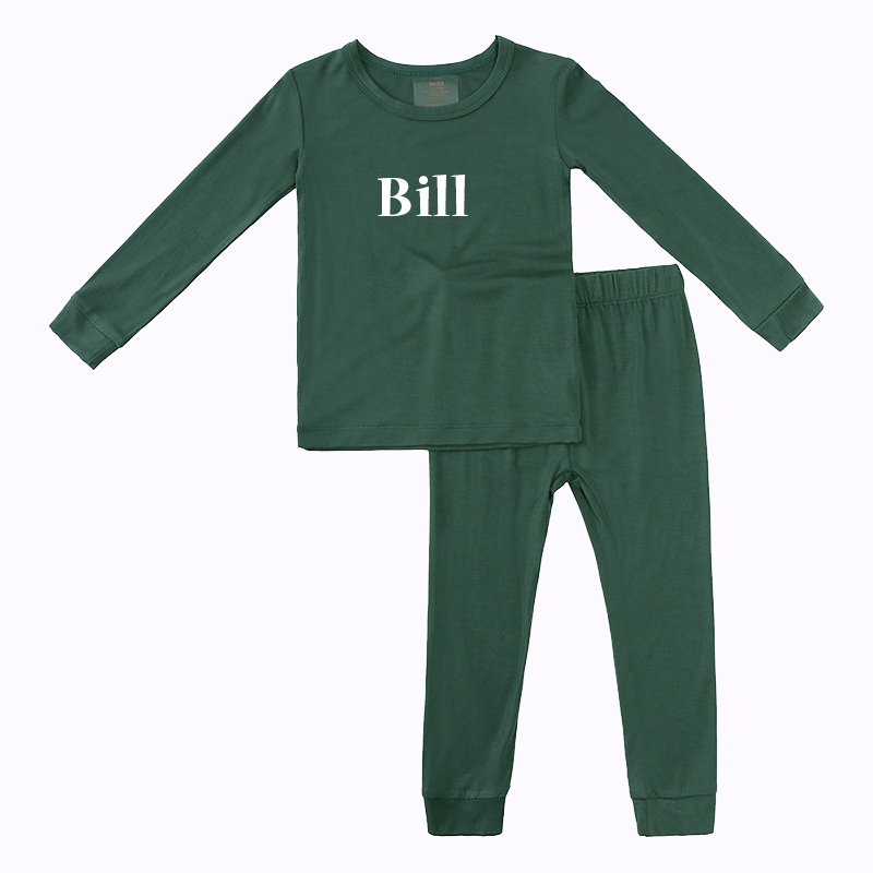 Personalized Cozy Soft Kids Pajama Set | inSet02