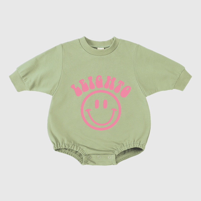 Personalized Kids Cozy Soft Sweatshirt Romper | inRomper04