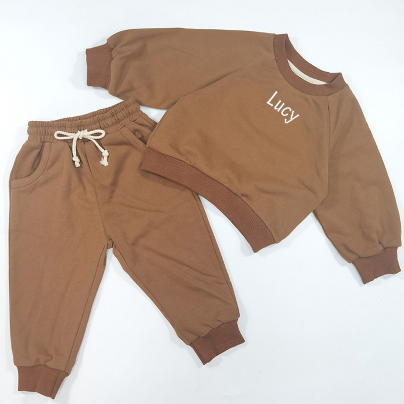 Personalized Embroidery Kids Jogger Set | inSet01