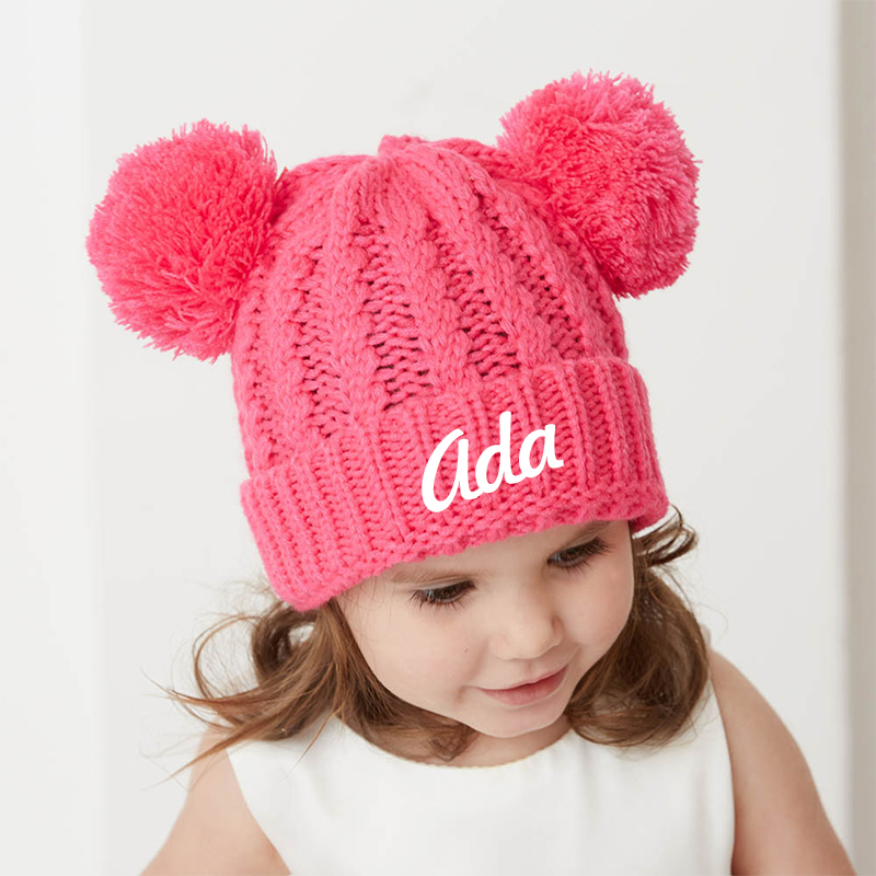 Personalized Embroidery Pom Pom Hat for Comfort & Unique | INKid17
