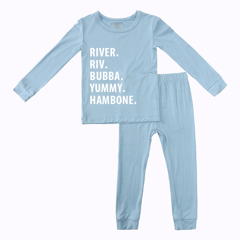 Personalized Cozy Soft Kids Pajama Set | inSet03