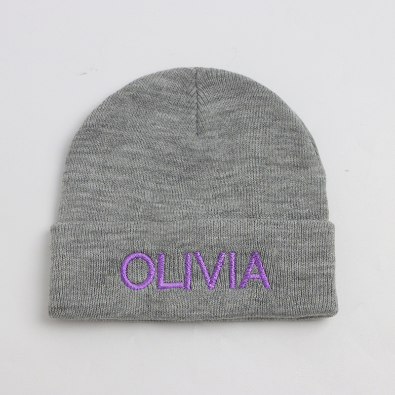 Personalized Embroidery Beanie Hat with Monogram for Comfort & Unique | INKid15