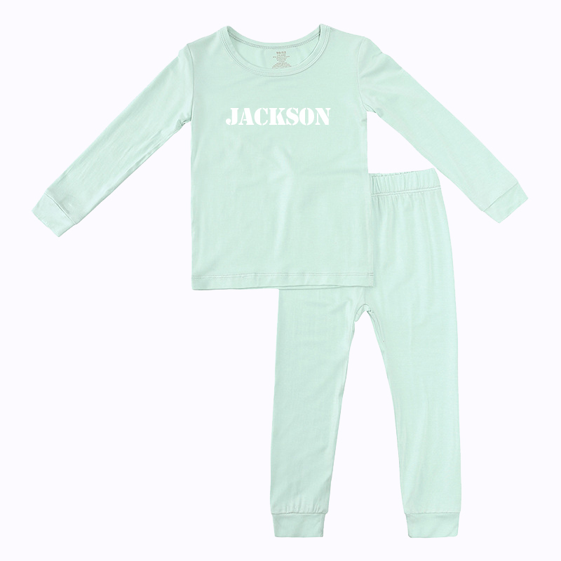 Personalized Cozy Soft Kids Pajama Set | inSet02