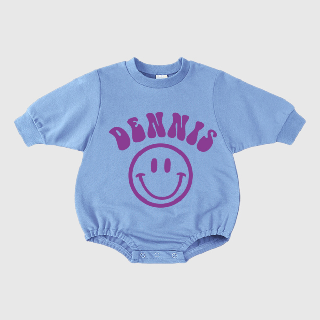 Personalized Kids Cozy Soft Sweatshirt Romper | inRomper04