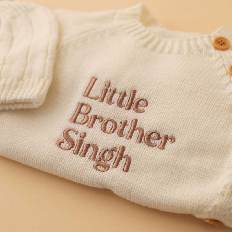Personalized Embroidered Kids Color Jogger Set | inSet13