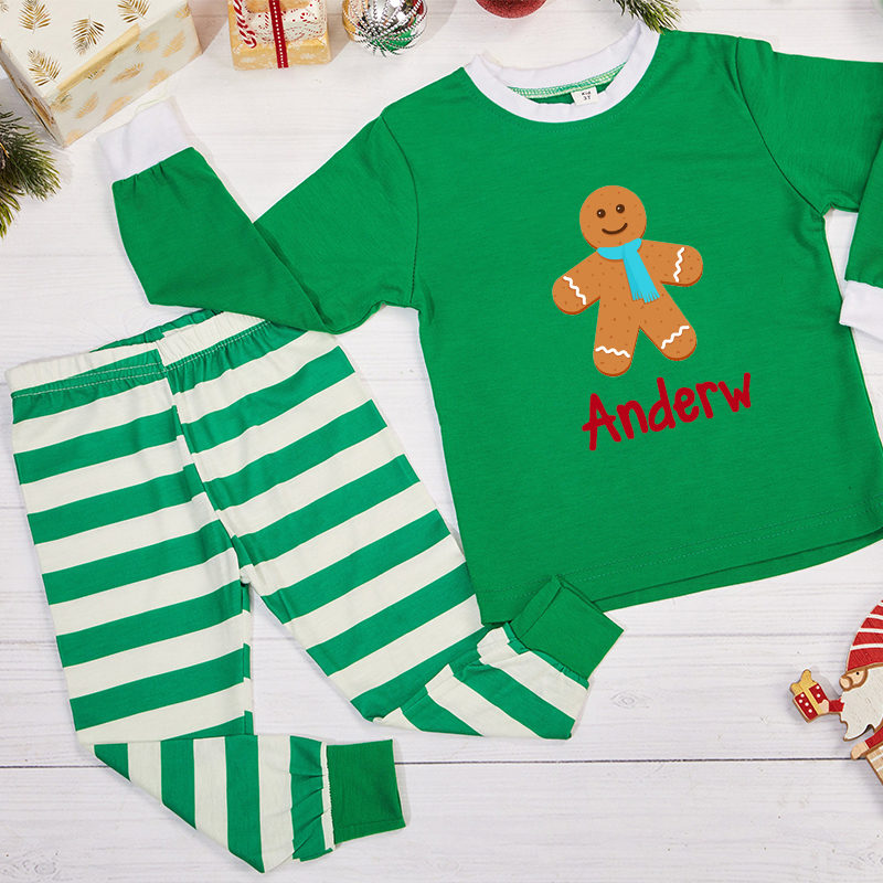 Personalized Kids Christmas Pajamas Set | inSet18