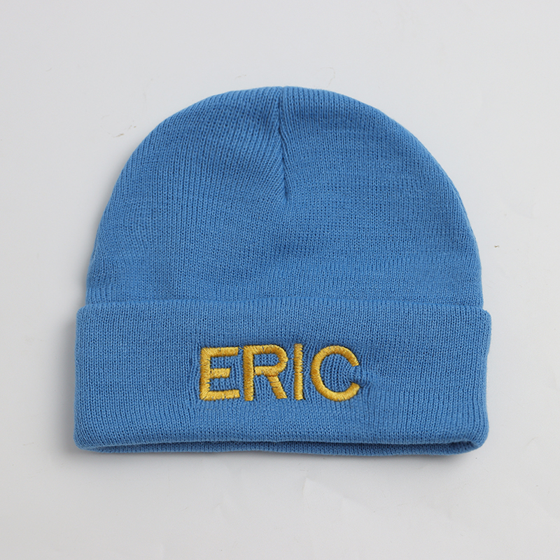 Personalized Embroidery Beanie Hat with Monogram for Comfort & Unique | INKid15