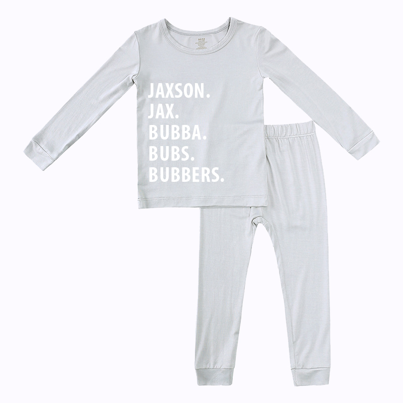 Personalized Cozy Soft Kids Pajama Set | inSet03