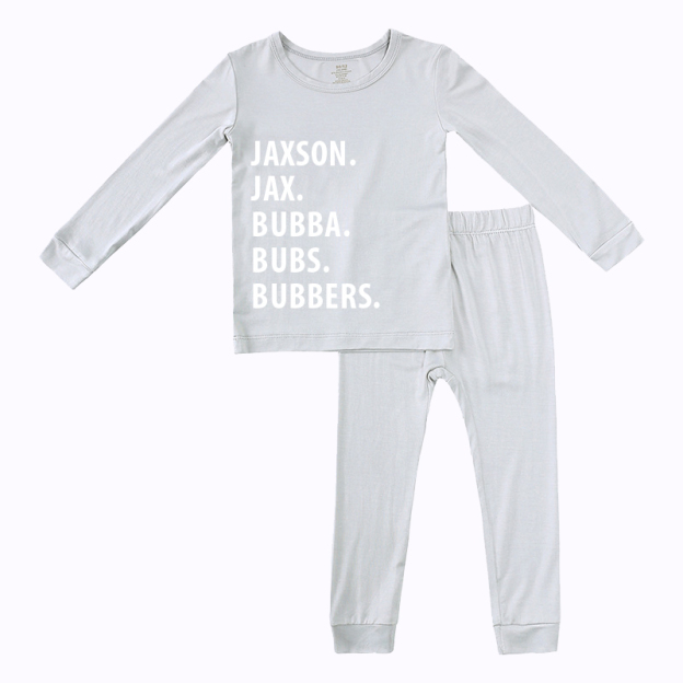 Personalized Cozy Soft Kids Pajama Set | inSet03