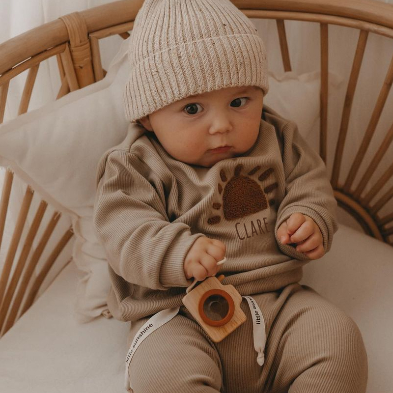 Personalized Kids Cozy Soft Jogger Set | inSet10 (Beanie not included)