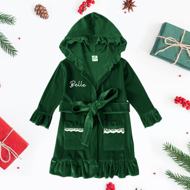 Personalized Embroidered Kids Christmas Outfit | inSet20