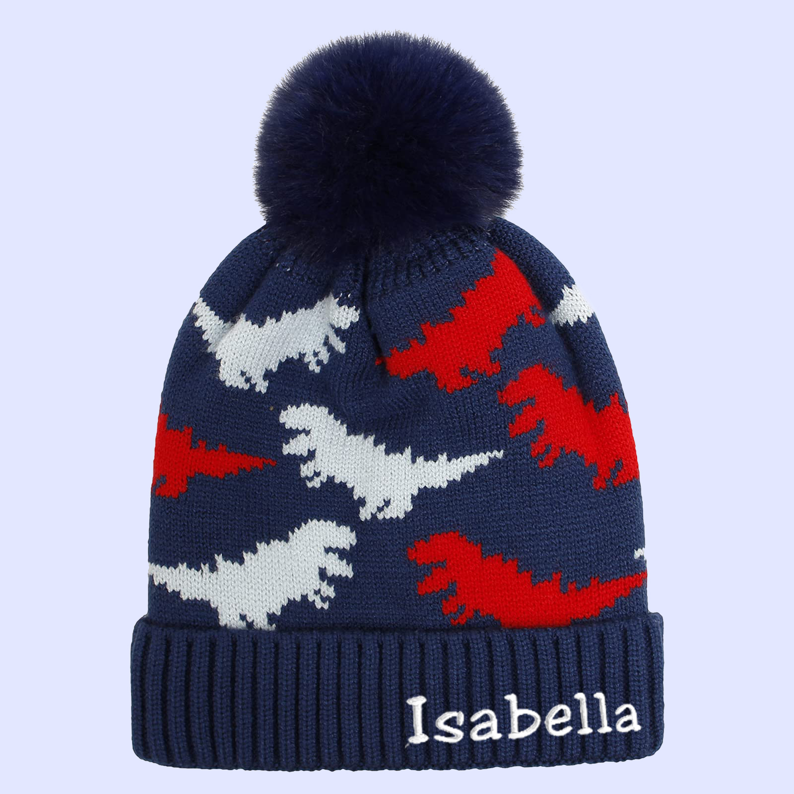 Personalized Embroidery Kid Dinosaur Hat and Scarf for Comfort & Unique | INKid12